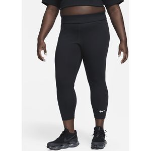 Nike Sportswear Classic 7/8-legging met hoge taille voor dames (Plus Size) - Zwart