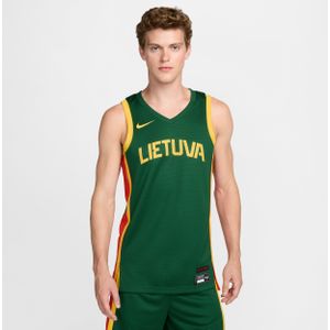 Litouwen Limited Road Nike basketbaljersey voor heren - Groen