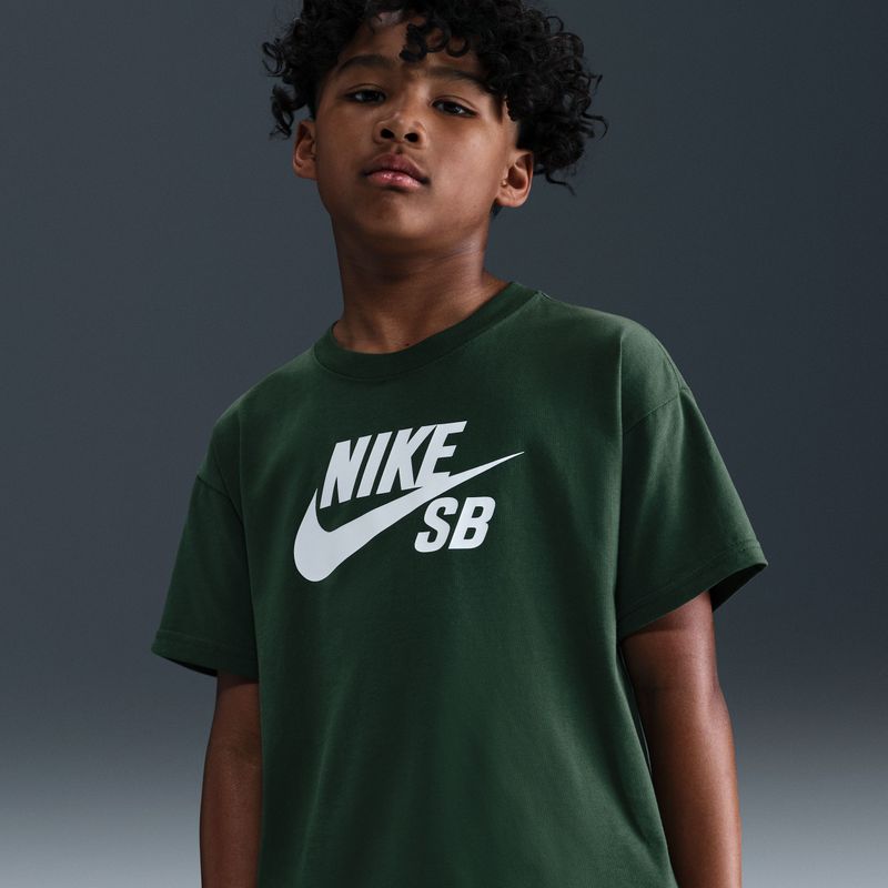 Nike SB T-shirt - Groen - Sportshirts