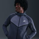 Nike - Tech Windrunner - Herenjack - Blauw - Fleece met Rits over de Hele Lengte