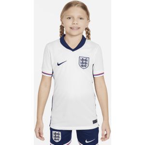 Engeland (herenelftal) 2024/25 Stadium Thuis Nike Dri-FIT replica voetbalshirt voor kids - Wit