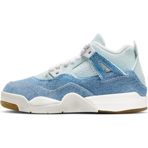 Jordan Retro 4 - Peuterschoenen - Wit - Leer