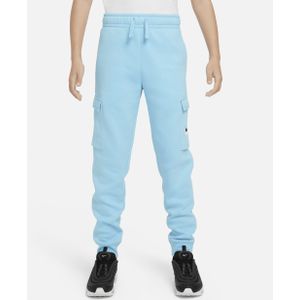 Nike Sportswear cargobroek van fleece met graphic voor jongens - Blauw