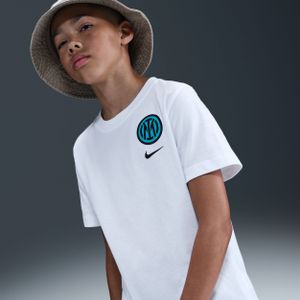 Inter Milan Nike voetbalshirt voor kids - Wit