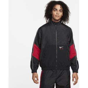 Nike Air geweven trainingsjack voor heren - Zwart