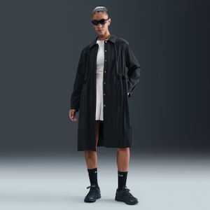 Nike 24.7 PerfectStretch oversized trenchcoat met Dri-FIT voor dames - Zwart