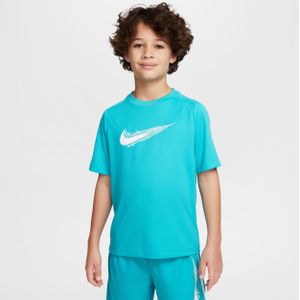 Nike Multi jongenstop met Dri-FIT en korte mouwen - Groen