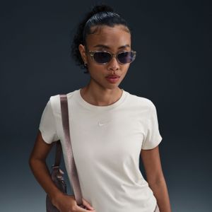 Nike - Sportswear Chill Knit T-Shirt - Dames - Zwart - Jersey Mix