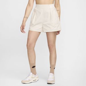 Nike Sportswear Collection damesshorts met hoge taille (8 cm) - Bruin