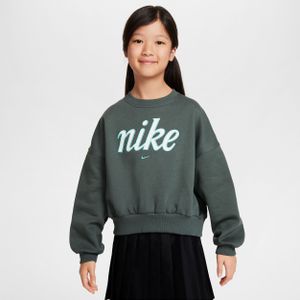 Nike - Sportswear Club Fleece - Sweatshirt - Paars - Ronde Hals