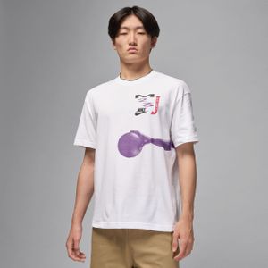 Jordan Flight oversized T-shirt met graphic voor dames - Wit