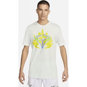 Rafa NikeCourt Dri-FIT tennisshirt voor heren - Groen