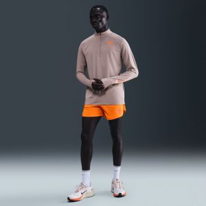 Nike Stride 'Eliud Kipchoge' Dri-FIT hardloopshorts met binnenbroek voor heren (13 cm) - Oranje