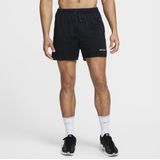 Nike Track Club Dri-FIT hardloopshorts met binnenbroek voor heren (13 cm) - Zwart