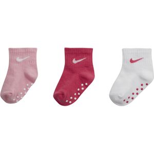 Nike Swoosh enkelsokken met anti-slip voor baby's (3 paar) - Meerkleurig