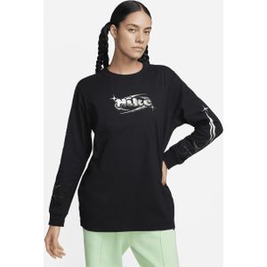 Nike Sportswear T-shirt met lange mouwen voor dames - Zwart