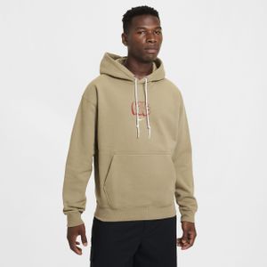 Nike Solo Swoosh Fleecehoodie voor heren - Bruin