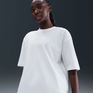 Nike oversized T-shirt met korte mouwen voor dames - Wit