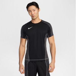 Nike Strike+ voetbaltop met Dri-FIT voor heren - Zwart