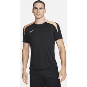 Nike Strike voetbaltop met Dri-FIT en korte mouwen voor heren - Zwart
