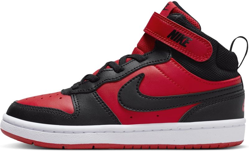 Nike - Borough Mid 2 - Kindertrainers - Zwart - Comfortabel en Duurzaam