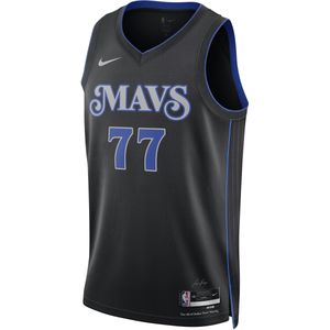 Luka Doncic Dallas Mavericks 2023/24 City Edition Nike Dri-FIT Swingman NBA-jersey voor heren - Zwart