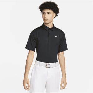 Nike Dri-FIT Tour Effen golfpolo voor heren - Zwart