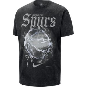 San Antonio Spurs Courtside 'Halloween' Max90 Nike NBA T-shirt voor heren - Zwart