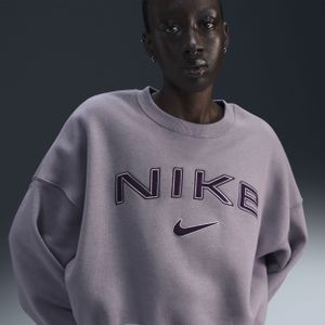 Nike Sportswear Phoenix Fleece extra oversized sweatshirt met ronde hals en logo voor dames - Grijs