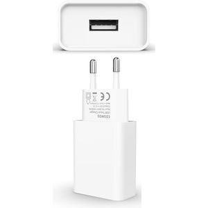 COSMOS 10.5W USB oplader adapter stekker - Geschikt voor Apple iPhone, Samsung en Universeel oplader