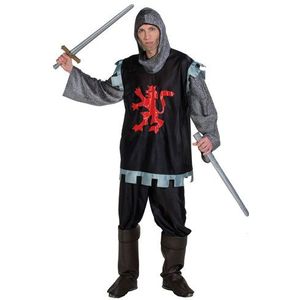 Schwarzer Ritter Kostüm - Herren 50 schwarz-silber | Karneval & Fasching | Kostüme.com