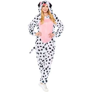 Dalmatiner Lady Daggy Overall für Damen - XL weiß | Karneval & Fasching | Kostüme.com