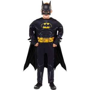 Batman Comic Kostüm für Kinder Deluxe - Kinder 6-8 Jahre schwarz | Karneval & Fasching | Kostüme.com