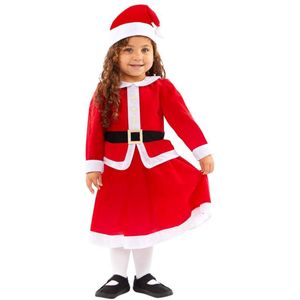 Mini Miss Santa Weihnachtskostüm für Mädchen - Baby 12-18 rot | Karneval & Fasching | Kostüme.com