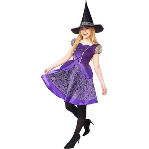 Spinnen Hexe Viola Damenkostüm - Damen 36/38 violett | Karneval & Fasching | Kostüme.com