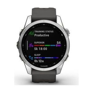 Garmin Fenix 7s Stainless Steel Graphite Band