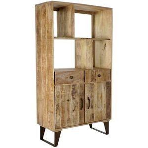 Regal DKD Home Decor Metall Mango-Holz (95 x 40 x 170 cm)