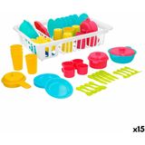 Kindergeschirr-Set Colorbaby Spielzeug Abtropfer 35 Stücke (15 Stück)