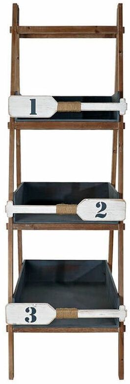 Regal DKD Home Decor S3021857 Tanne Blau Weiß (51 x 70 x 160 cm)