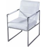 Sitz DKD Home Decor Weiß Stahl Kunststoff 75 x 57 x 92 cm