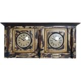 Wanduhr DKD Home Decor London Teakholz (81 x 15 x 37 cm)