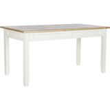 Esstisch DKD Home Decor Braun Beige Paulonia-Holz 160 x 80 x 79 cm