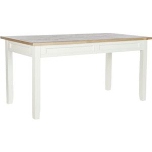 Esstisch DKD Home Decor Braun Beige Paulonia-Holz 160 x 80 x 79 cm