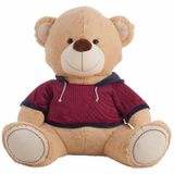 Plüschbär Sport Sweater mit Kapuze 80 cm