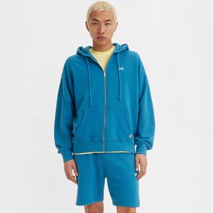Zip-up hoodie LEVI'S. Katoen materiaal. Maten XL. Blauw kleur