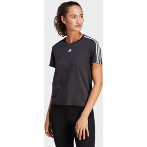 T-shirt voor training Aeroready 3-Stripes adidas Performance. Polyester materiaal. Maten XL. Zwart kleur