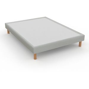 La Redoute Intérieurs - Boxspring - Mêleegrijs - Bekleed met Veren