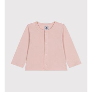 Gebreid vest in katoen PETIT BATEAU. Katoen materiaal. Maten 18 mnd - 81 cm. Roze kleur