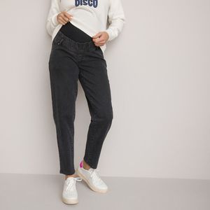 Mom jeans voor zwangerschap LA REDOUTE COLLECTIONS. Denim materiaal. Maten 40 FR - 38 EU. Zwart kleur