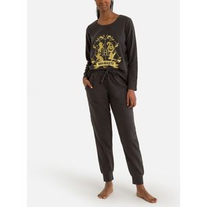 Lange pyjama in micro fleece, Harry Potter HARRY POTTER. Polyester materiaal. Maten L. Zwart kleur